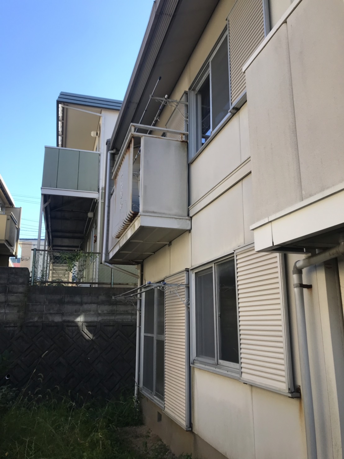 長崎市　Eアパート　外壁屋根塗装