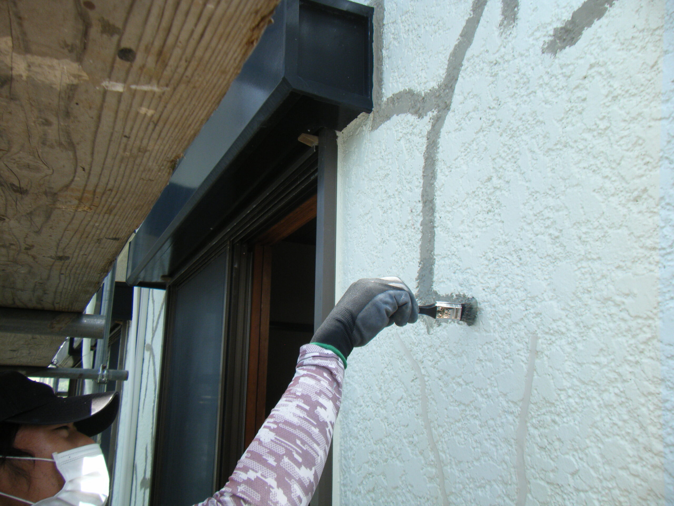 長崎市かき道　K様邸　外壁塗装　屋根葺き替え　外壁塗り替え