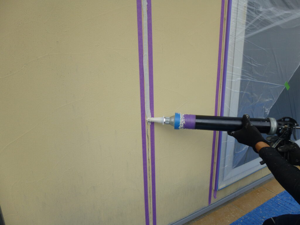 大村市でジョリパット系外壁をフッ素塗料で塗り替え　U様邸