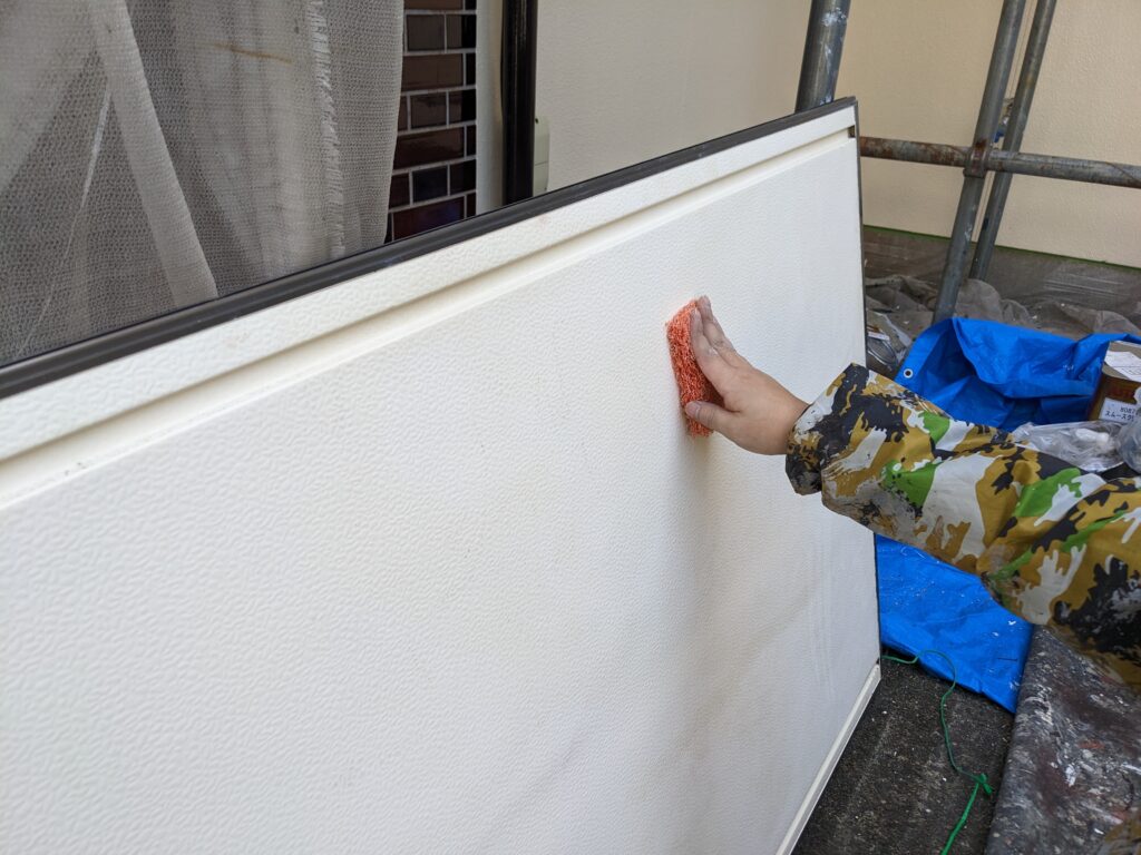 長崎市で外壁塗装　モルタル外壁ひび割れ補修方法