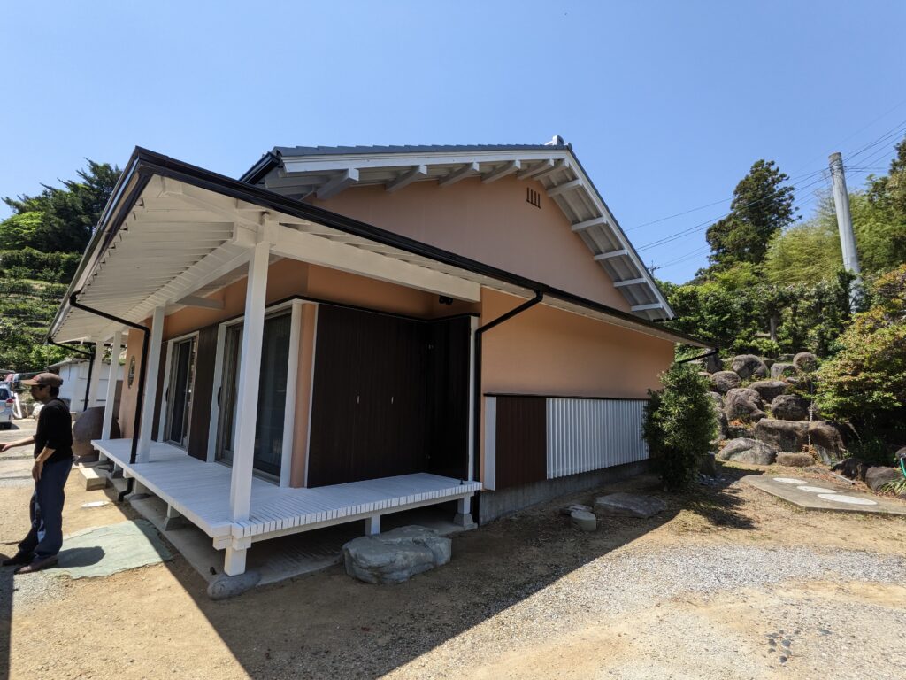 日本家屋を外壁塗装　素敵な和風の家　長崎市M様邸　