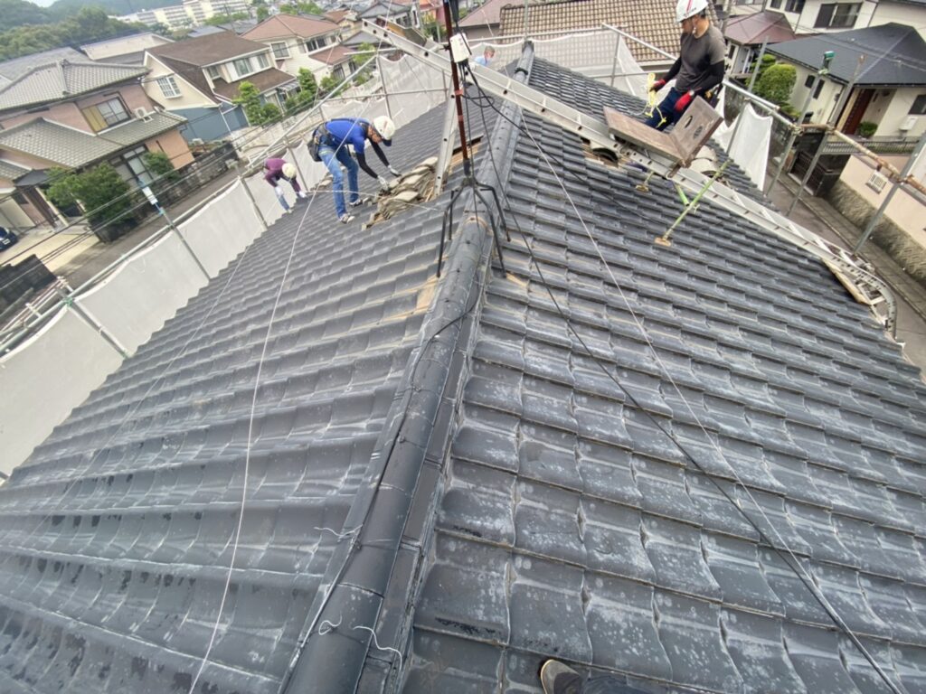 セメント瓦からスレート屋根へ！軽量で安心の屋根工事」長崎市