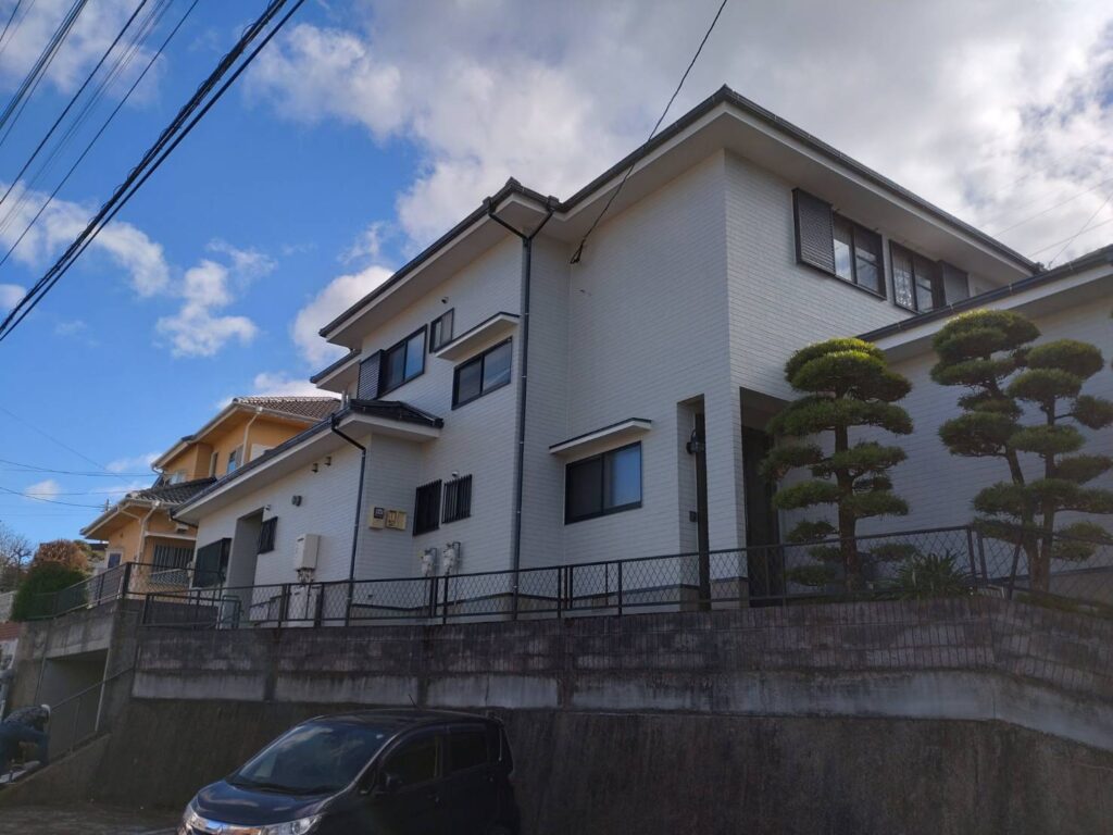 無機フッ素外壁塗装 諌早市｜紫外線・湿気・雨に強いハイグレード塗料