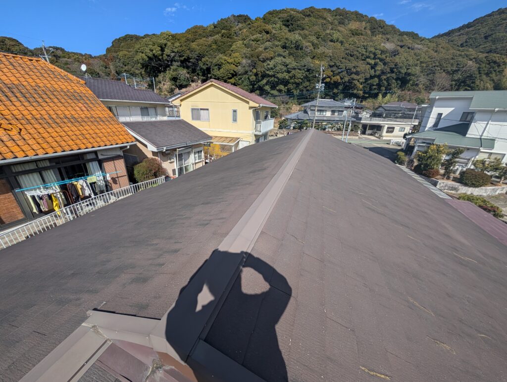 【長崎市】屋根塗装施工事例｜超低汚染リファイン500Si-IRで高耐久・高遮熱リフォーム
